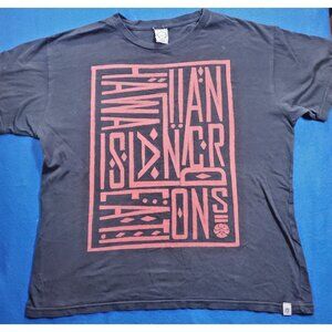 Vintage Hawaiian Island Creations Black T-Shirt Men's Size Large